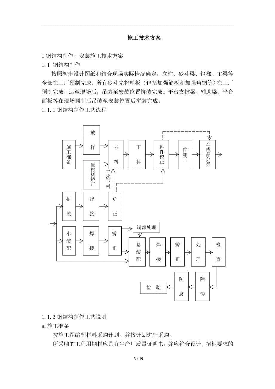 建筑钢结构工程-某钢结构工程施工方案_第3页