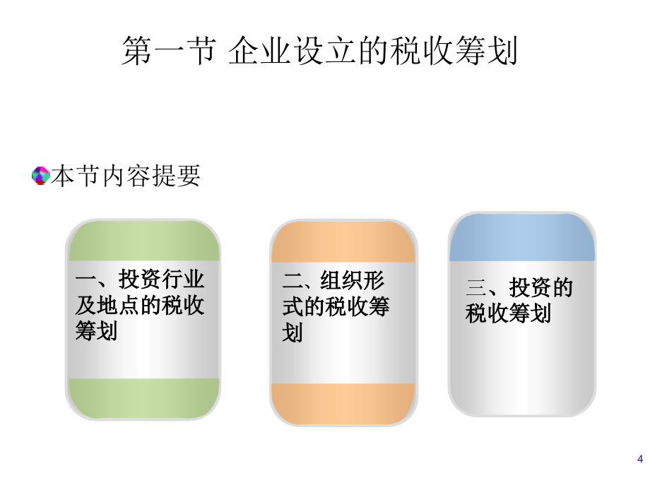 企业经营活动中的税收筹划_第4页