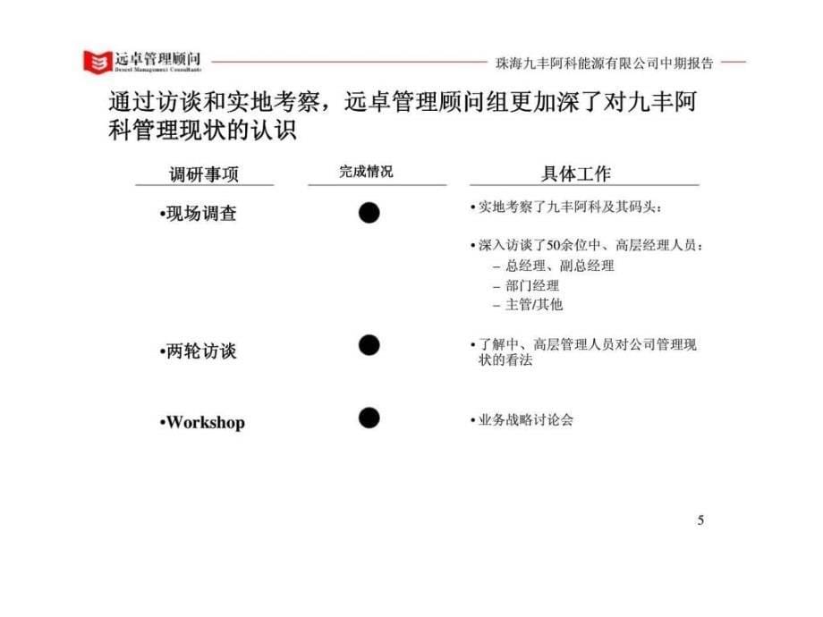 珠海九丰阿科能源有限公司战略定位及管理改善中期报告_第5页