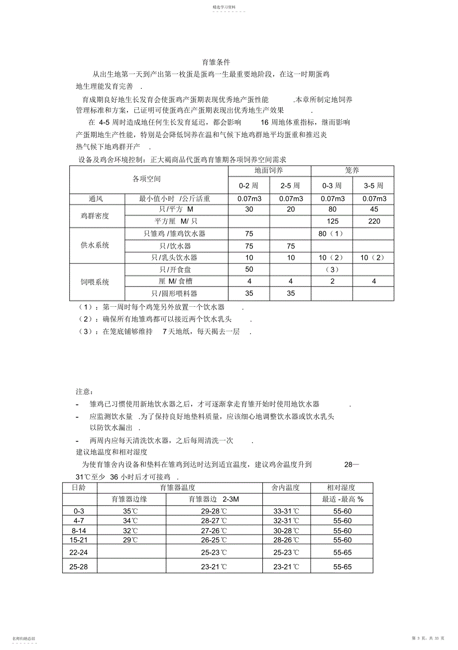 2022年正大褐商品代蛋鸡饲养管理手册_第3页