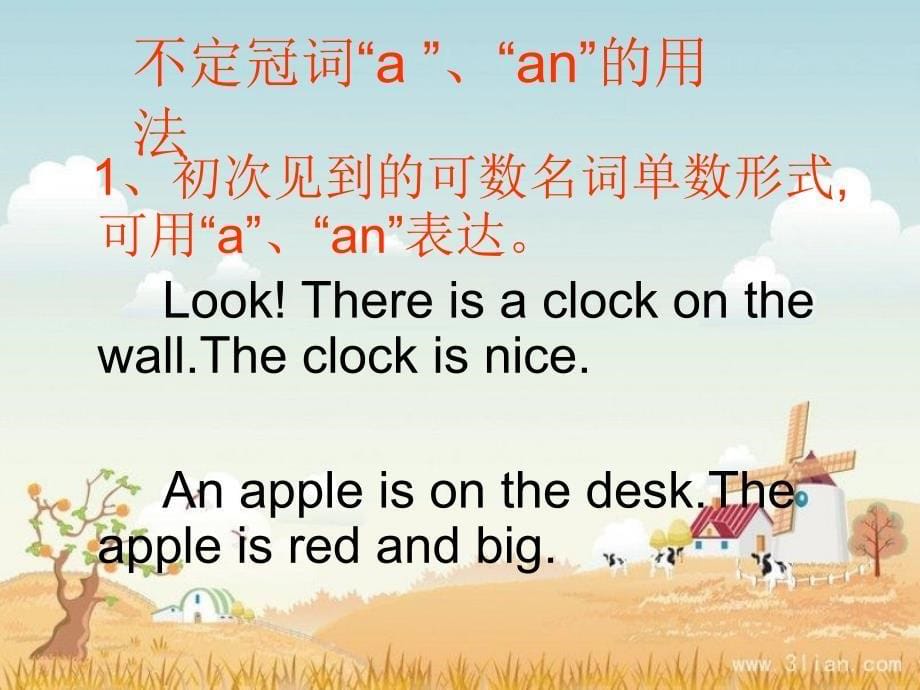 Grammar Using a, an and the &amp; Prepositions of place_第5页