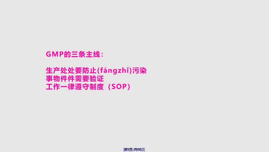 GMP基本知识与生产工艺介绍实用教案_第3页