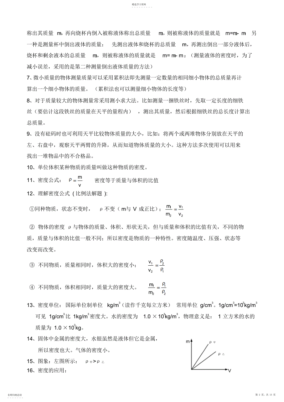 2022年初中八下物理知识点_第2页