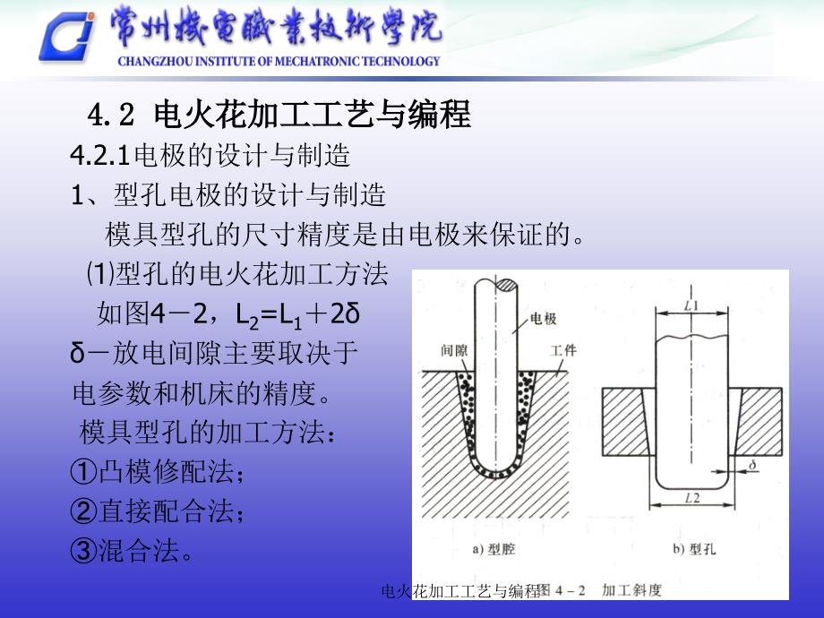 电火花加工工艺与编程课件_第1页