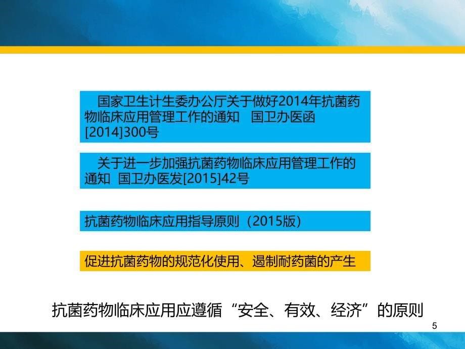 抗菌药物规范化使用与管理PPT课件_第5页