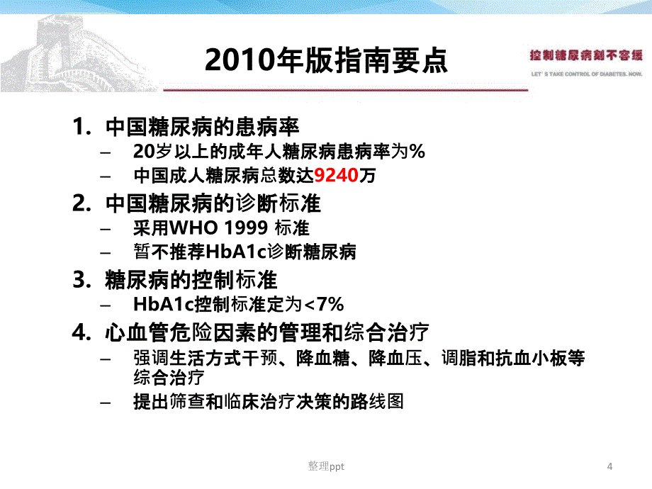 201x基层糖尿病指南培训2_第4页