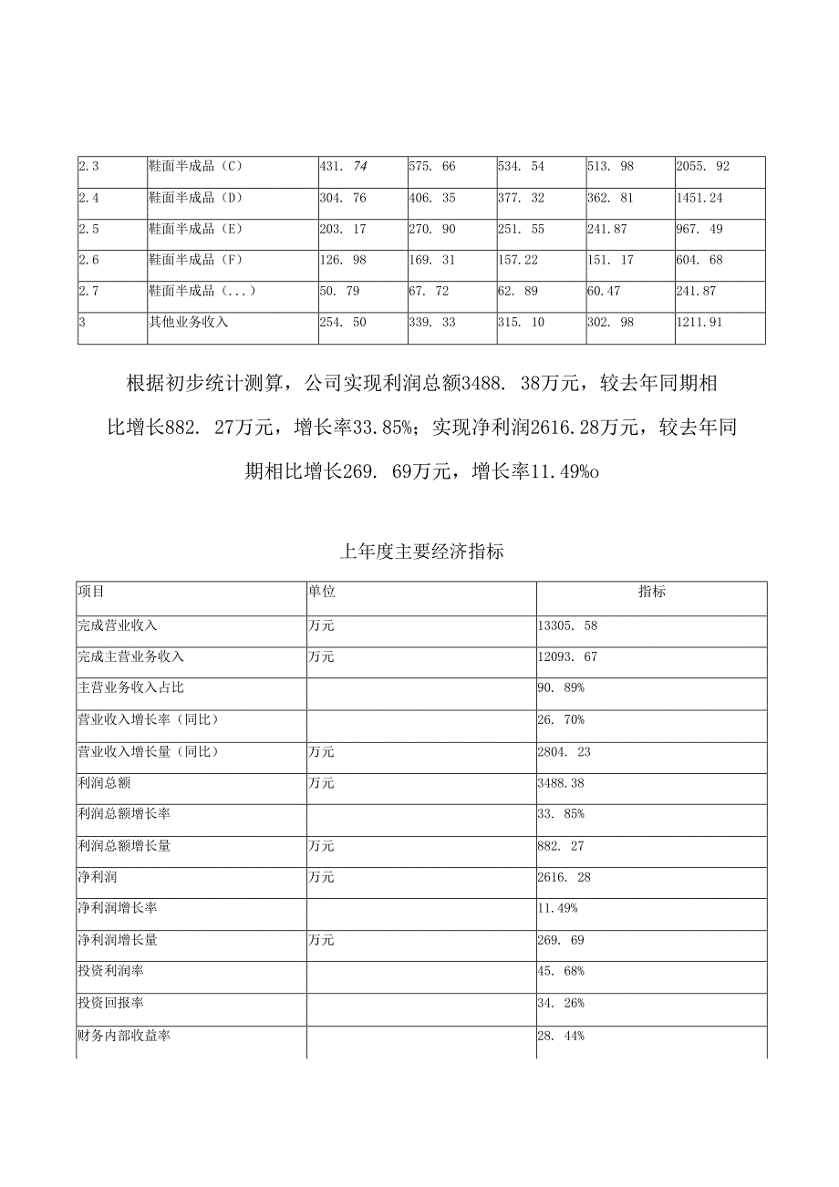 鞋面半成品项目投资方案分析报告_第2页