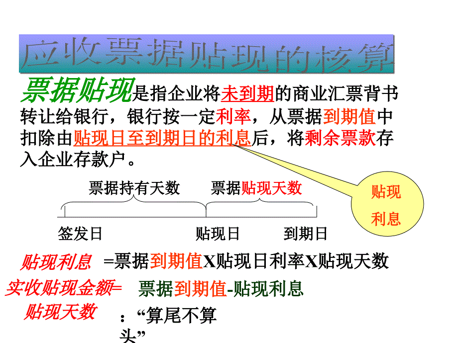 应收票据贴现的核算-教案.ppt_第1页