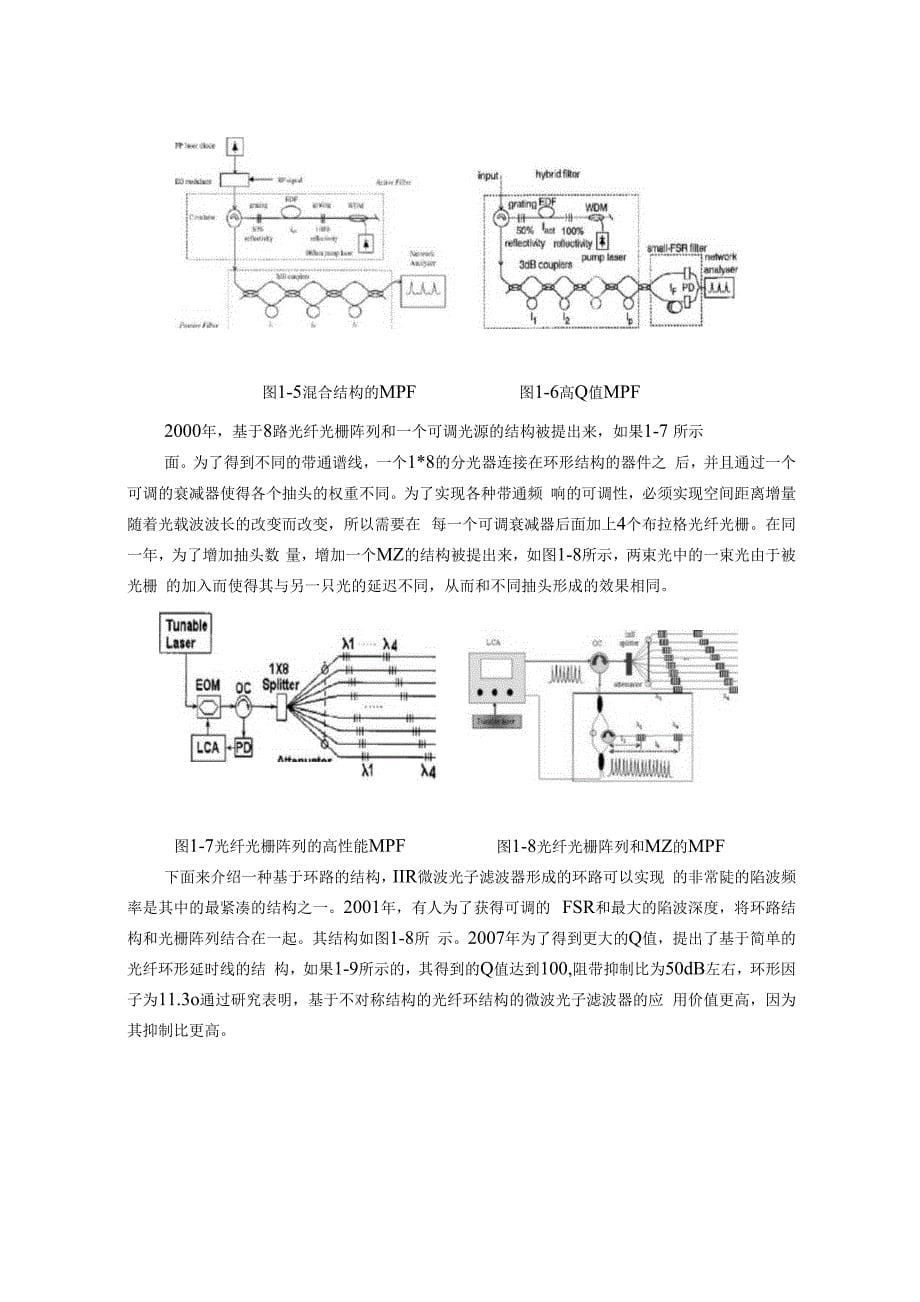 高矩形系数可调谐微波光子滤波器的研究_第5页