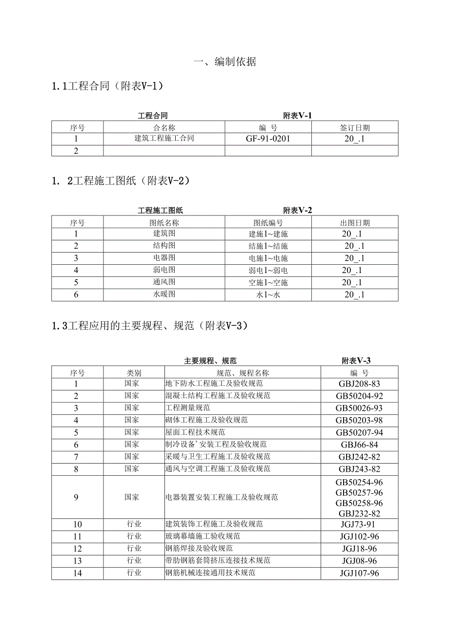 高层框剪结构房产大厦施工组织设计范本_第2页