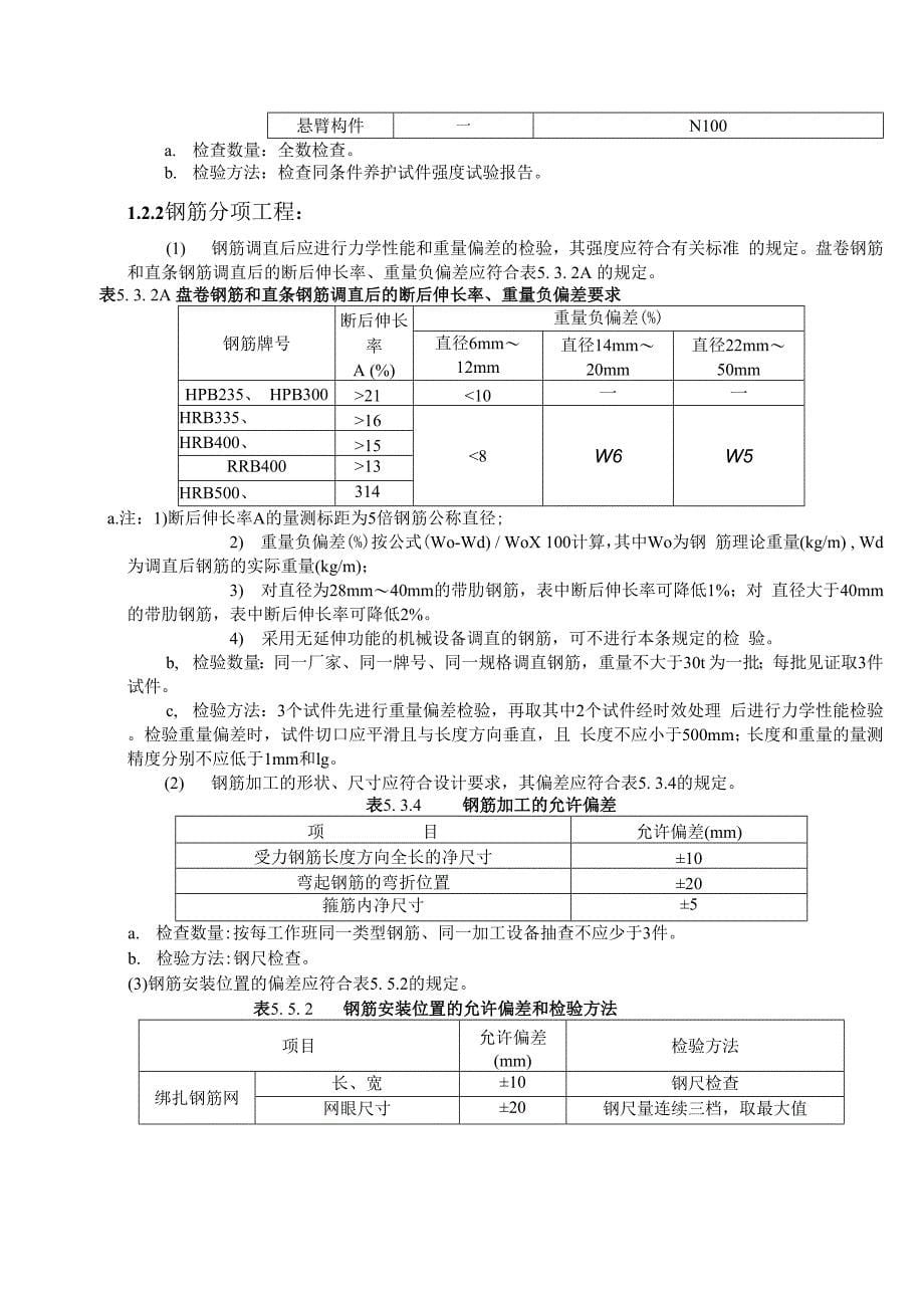 项目部建筑工程质量评定标准15_第5页