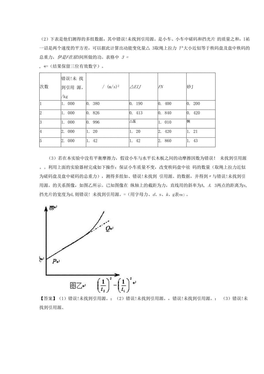 3年高考2年模拟1年原创物理专题17力学实验含解析_第5页