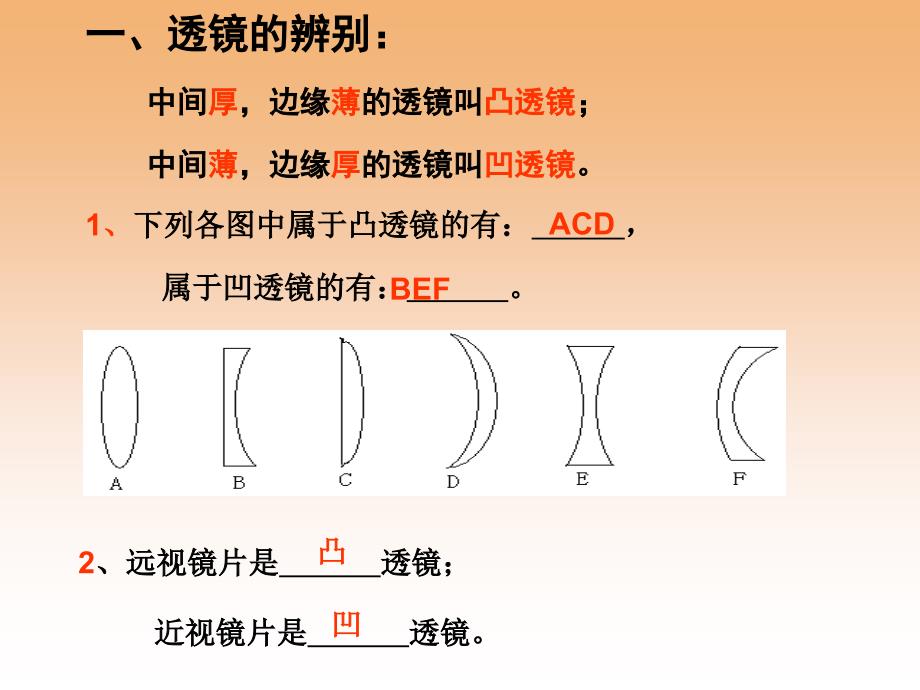 透镜及其应用复习课件_第2页