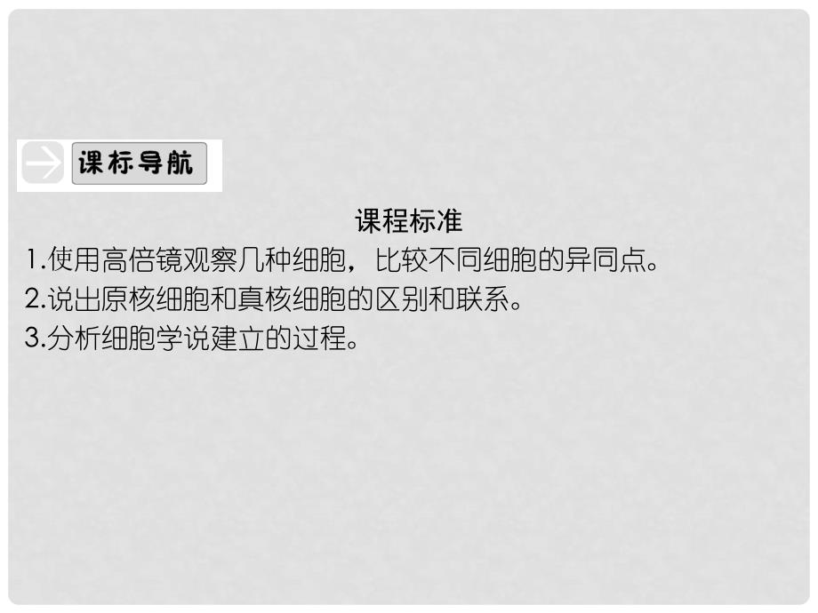 高中生物 12细胞的多样性和统一性同步课件 新人教版必修1_第3页