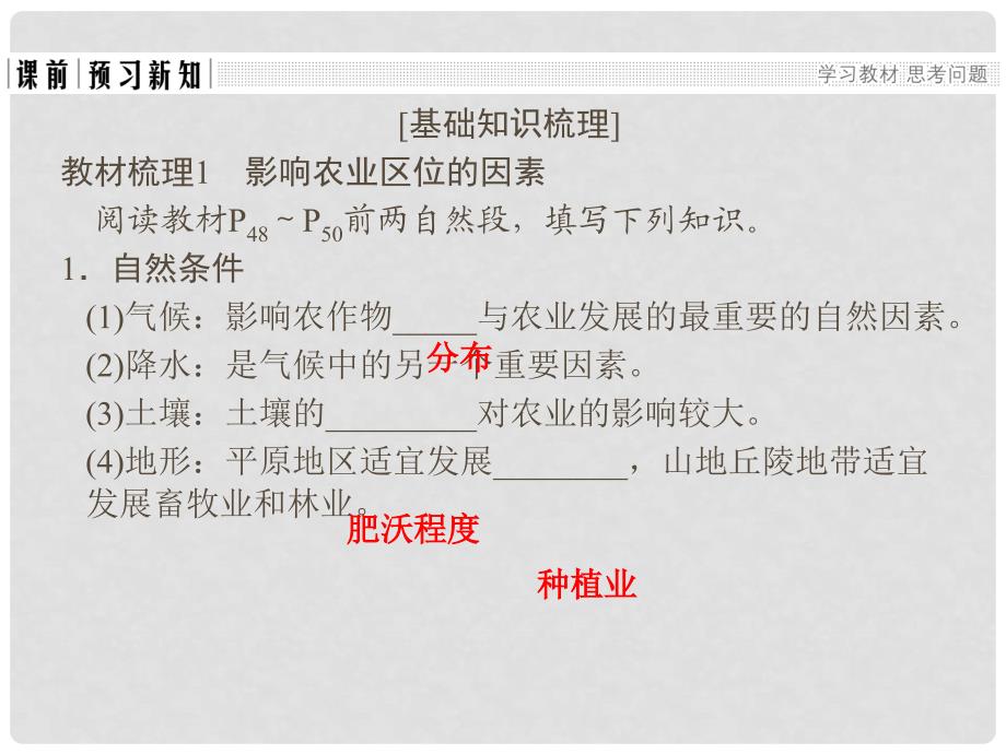 高中地理 第三章 生产活动与地域联系 第1节 农业区位因素与地域类型课件 中图版必修2_第4页