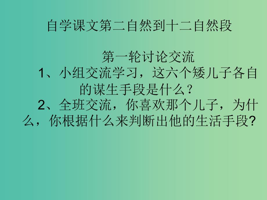 二年级语文上册《六个矮儿子》课件1 语文A版_第3页