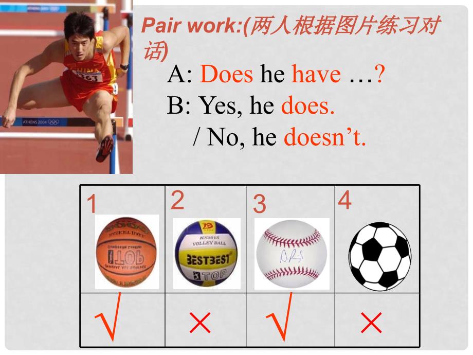 山东省东营市河口区实验学校七年级英语上册 Unit 5 Do you have a soccer ball Section B课件 （新版）人教新目标版_第3页