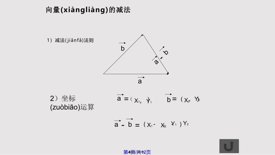 必修平面向量复习实用教案_第4页