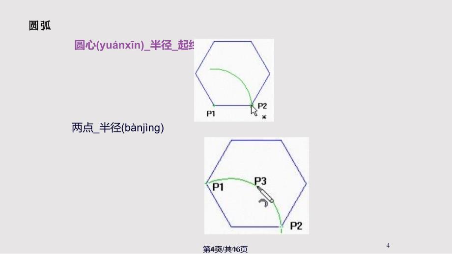 CAXA制造工程师——曲线的绘制实用教案_第4页