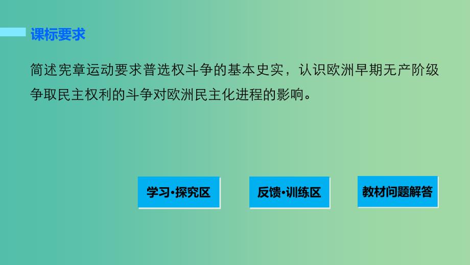 高中历史 第七单元 无产阶级和人民群众争取民主的斗争 1 英国宪章运动课件 新人教版选修2.ppt_第2页