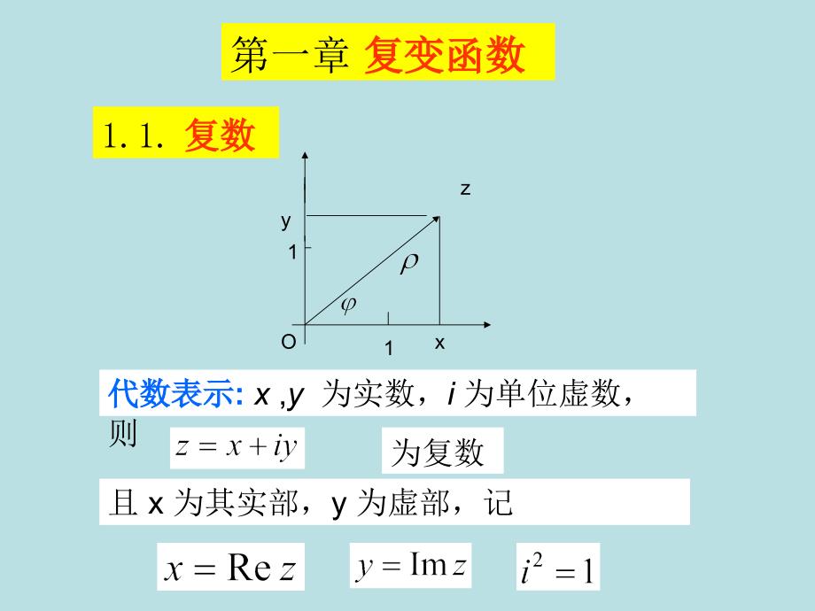 数学物理方程第一章复变函数_第2页