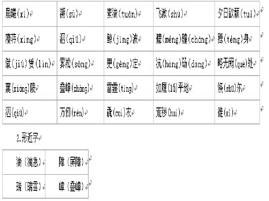 八上语文第六单元复习_第2页