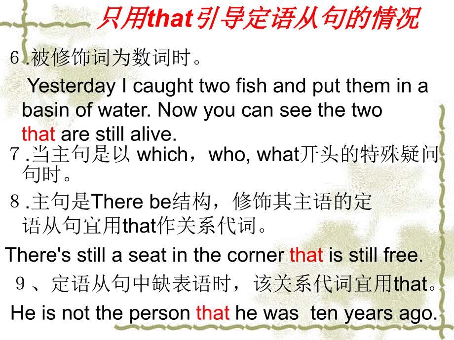 只用that,只用which,只用who引导定语从句的情况_第3页