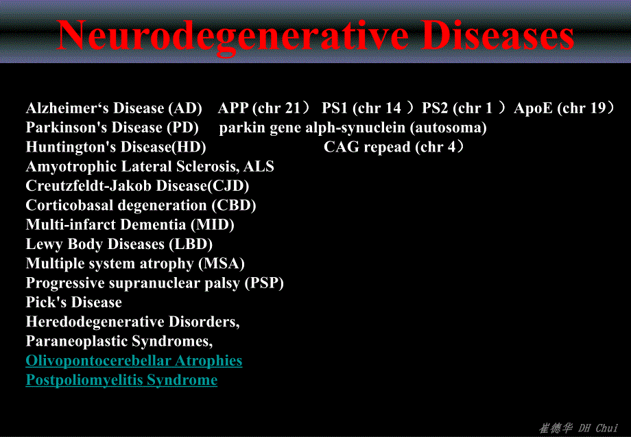 北大神经生物学课件61神经系统退行性疾病基础_第3页