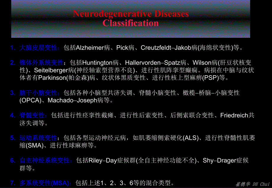 北大神经生物学课件61神经系统退行性疾病基础_第4页