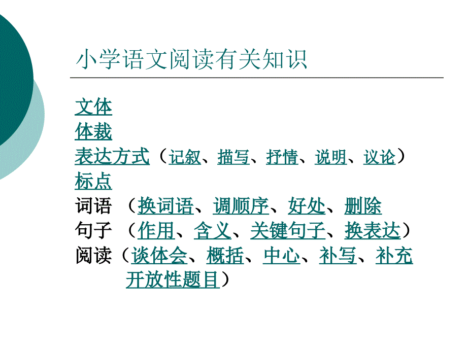 小学语文阅读重点方法_第1页