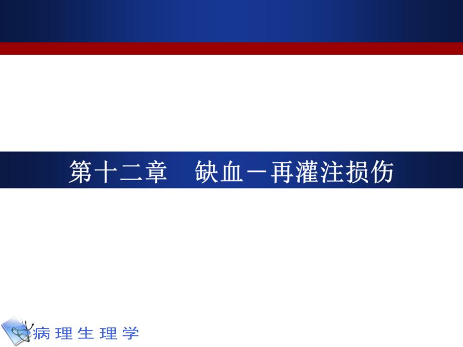 《病理生理学》课件：12 缺血-再灌注损伤_第1页