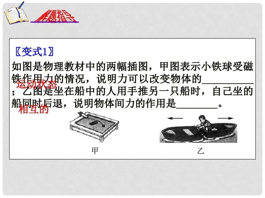 中考科学第一轮复习 第一部分 物质科学（一）第6课 力和力的表示课件_第5页