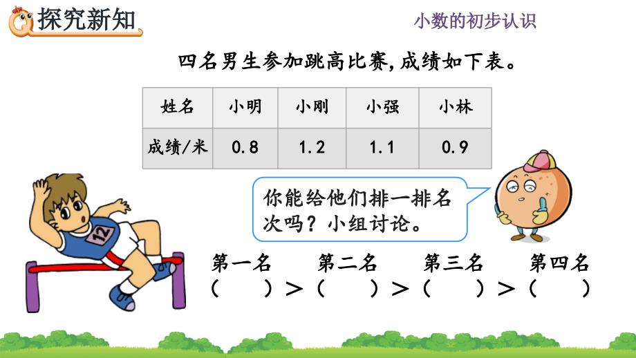 【优质课件】人教版三年级下册数学《比较小数的大小》名师课件_第3页