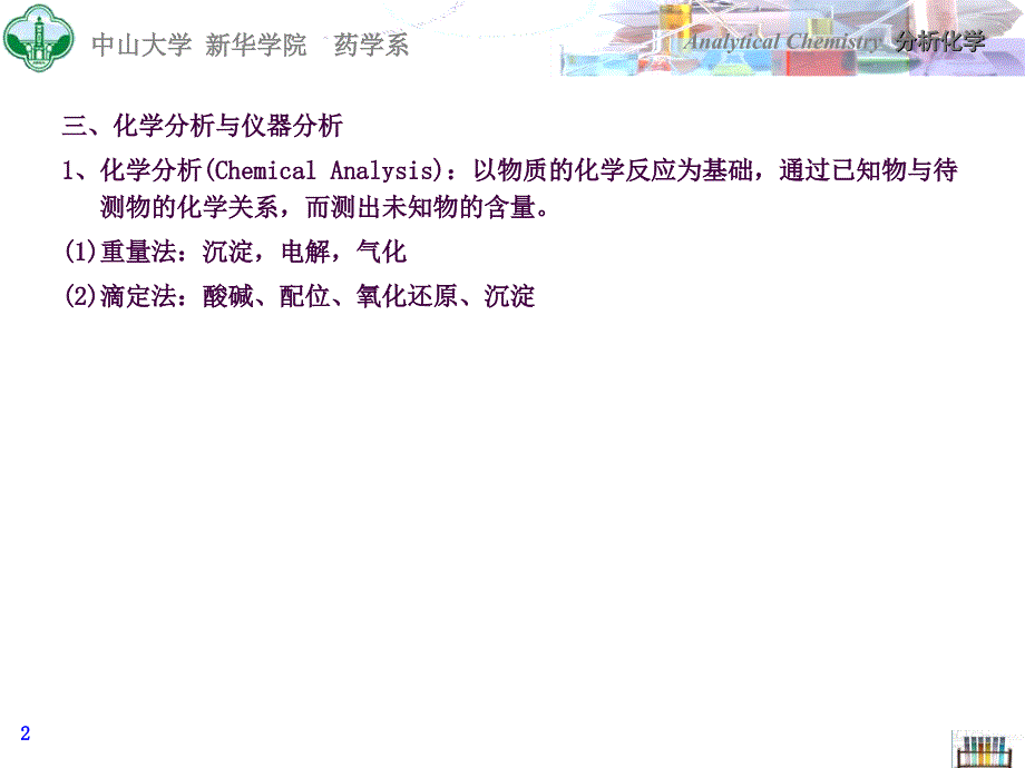 分析化学复习ppt课件_第2页