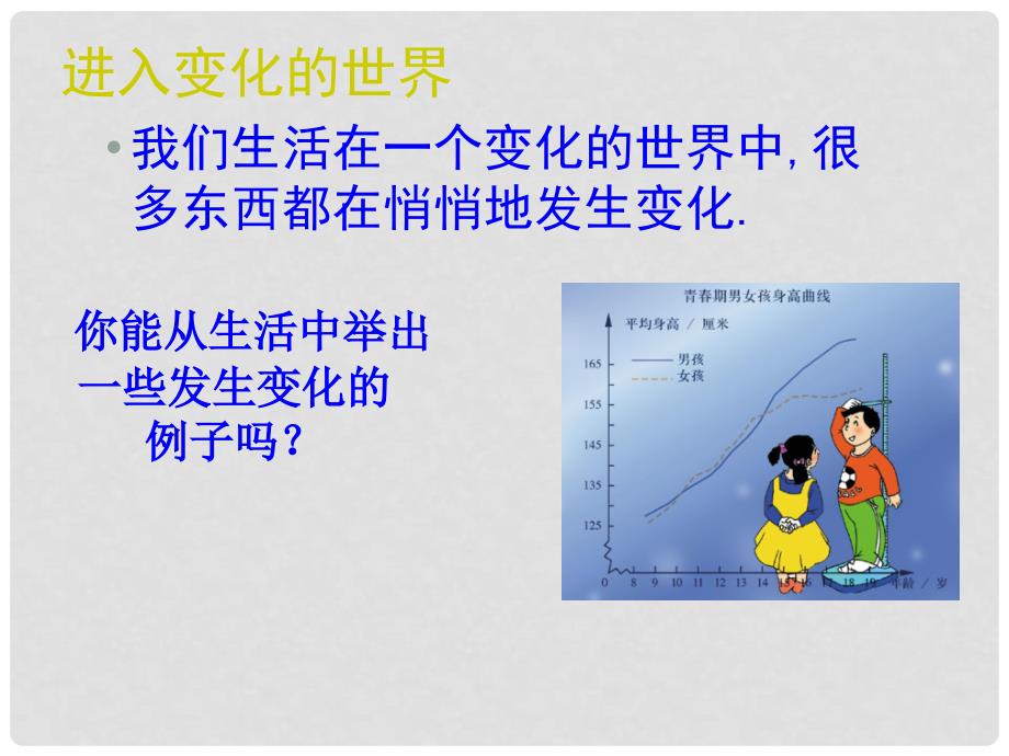 六年级数学下册 9.1 用表格表示变量之间的关系课件 鲁教版五四制_第2页