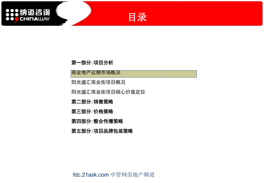 常州市阳光盛汇商业街项目全程营销执行大纲riverwoo_第3页