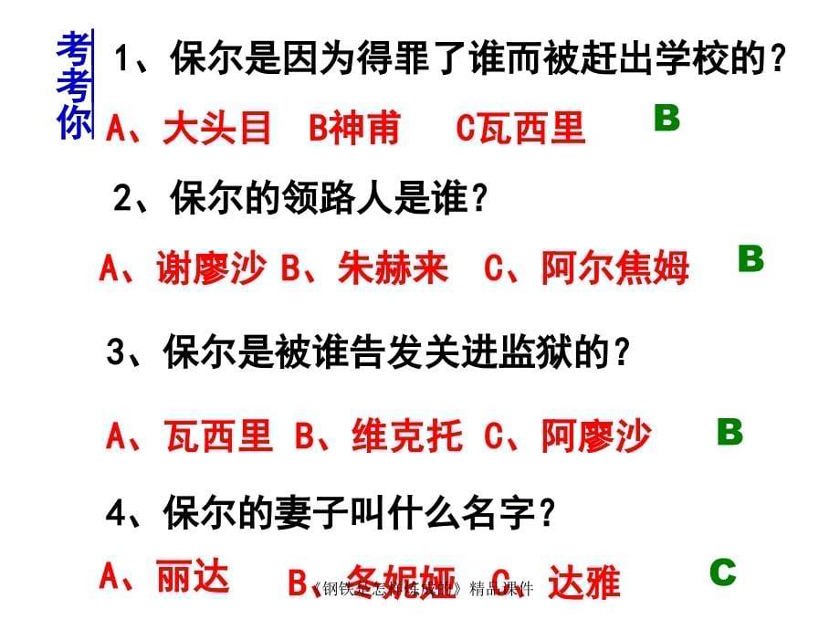 最新钢铁是怎样炼成的精品课件_第5页