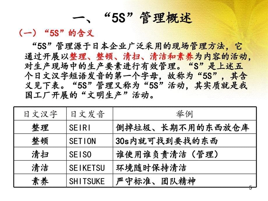 基础工业工程5S管理ppt课件_第5页