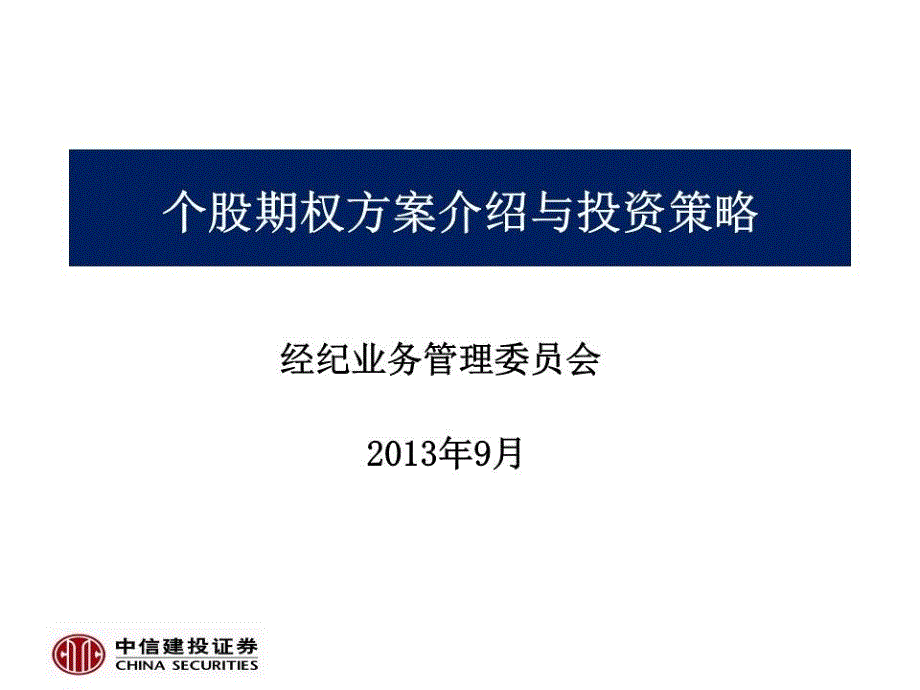 个股期权方案介绍与投资策略.ppt_第1页