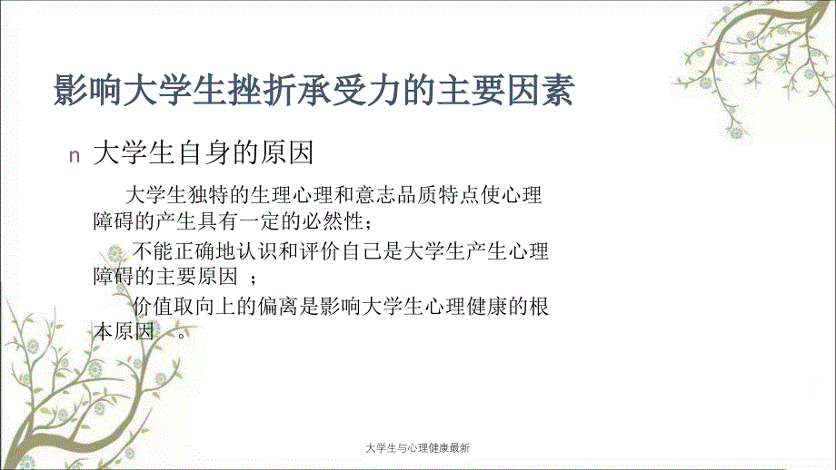 大学生与心理健康最新课件_第3页