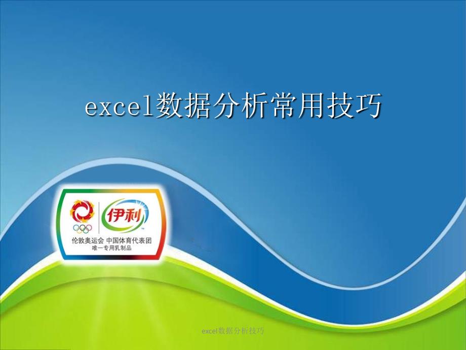 excel数据分析技巧课件_第1页