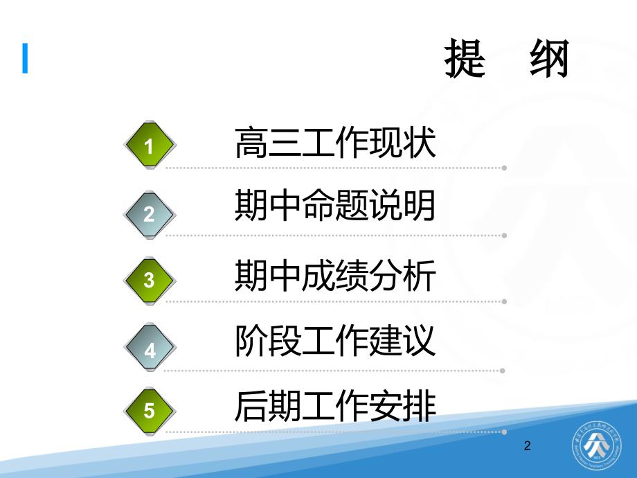 XXXXXXXX海淀区教师进修学校发布高三期中质量分析_第2页