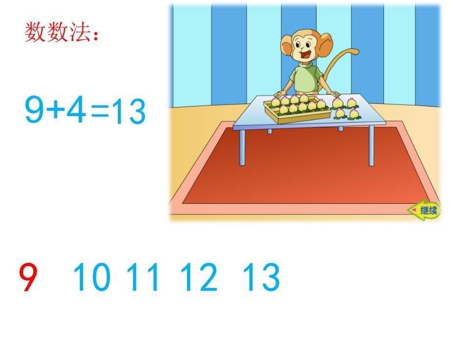 新版苏教版一年级数学上册9加几ppt课件_第5页