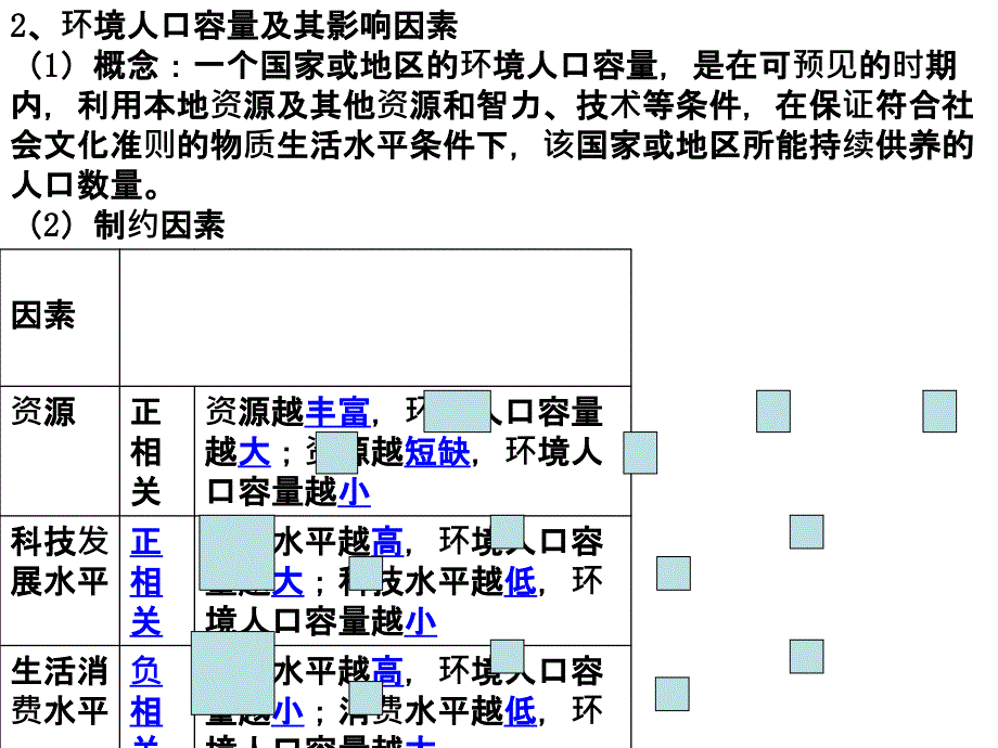 地理第三节人口的合理容量_第3页