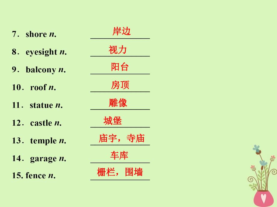 2019届高考英语一轮复习 Unit 6 Design课件 北师大版必修2_第3页