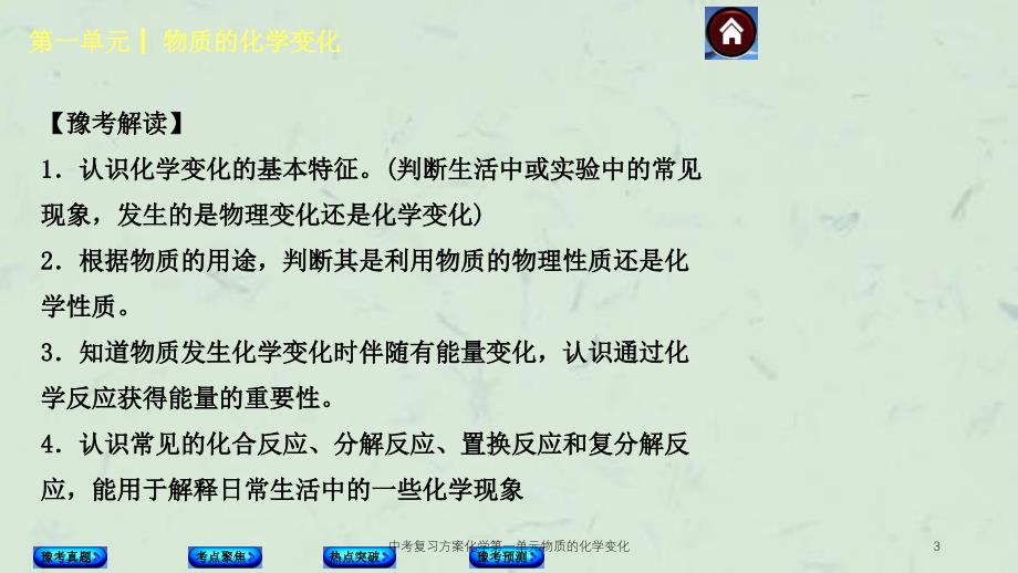 中考复习方案化学第一单元物质的化学变化课件_第3页