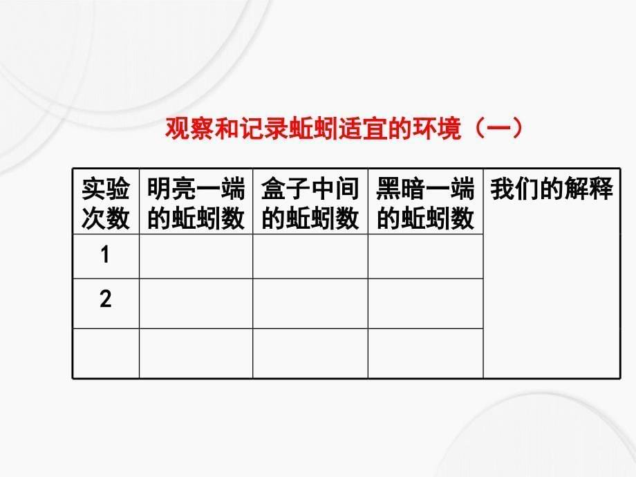 五年级科学上册1.4蚯蚓的选择课件2教科版教科版小学五年级上册自然科学课件_第5页