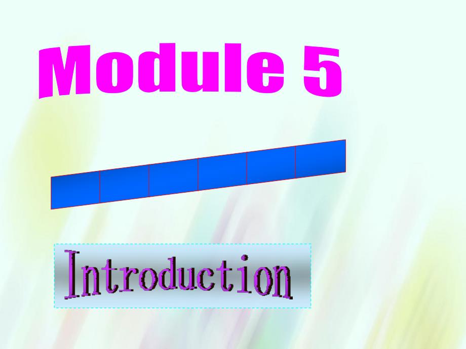 【外研版】选修六：Module5 Intrduction课件_第1页