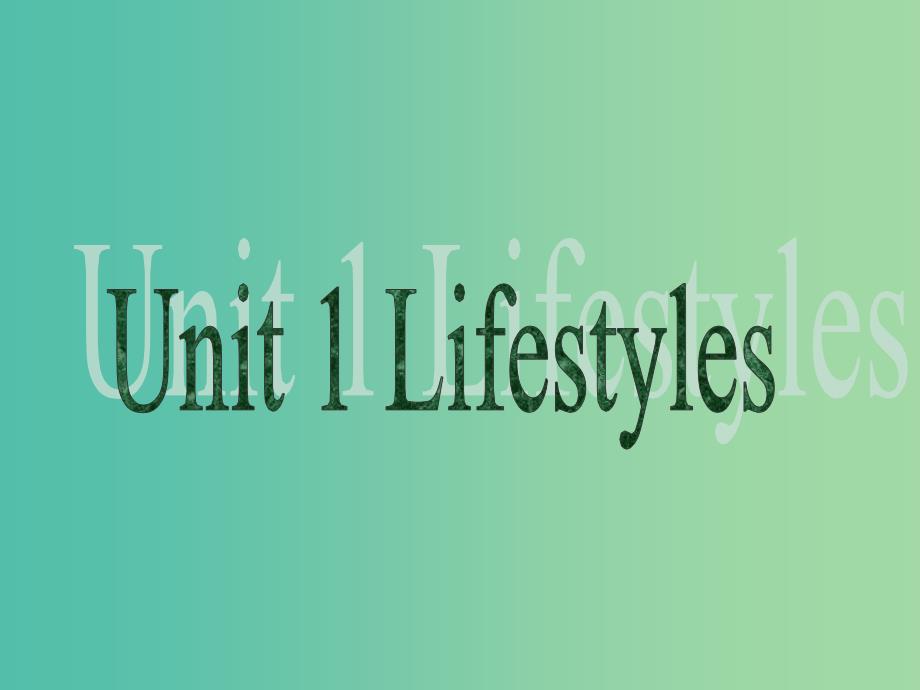 高中英语 Unit 1 Lifestyle warm up课件 北师大版必修1.ppt_第1页