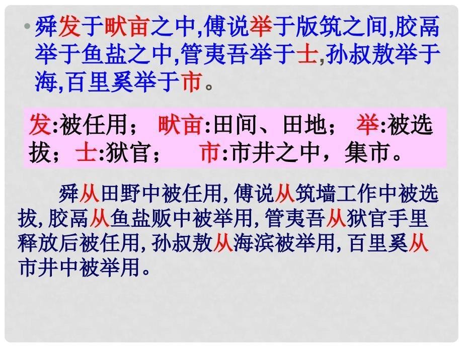 八年级语文上册 21 孟子两章《生于忧患 死于安乐》课件 新人教版_第5页